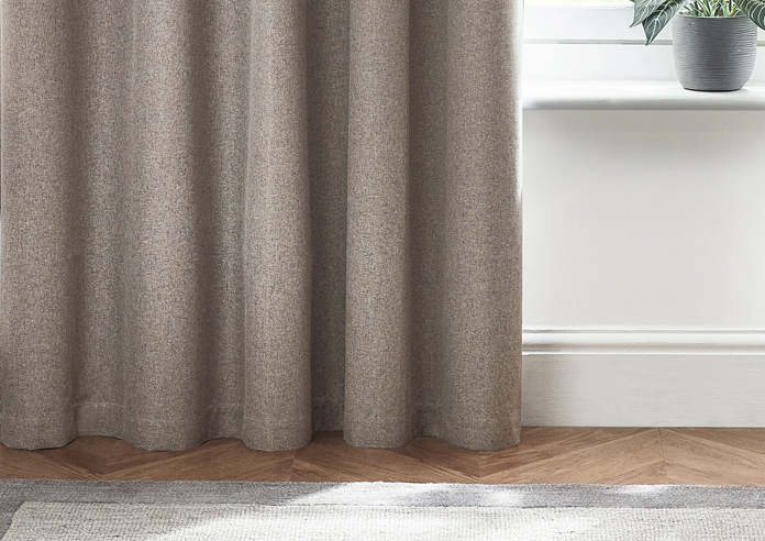 Dawn (Blackout) Eyelet, Grey - Ready Made Curtains - Image 6